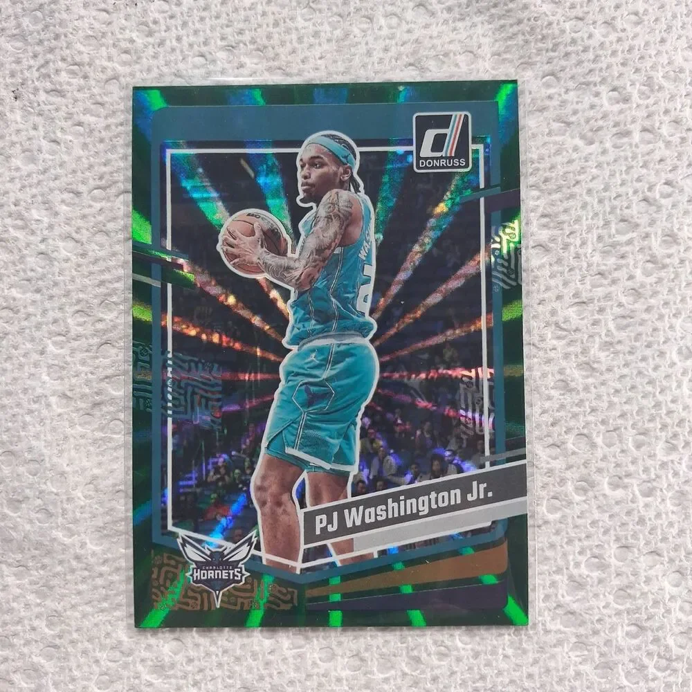 2023-24 Panini Donruss - PJ Washington Jr. #56 Holo Green Laser